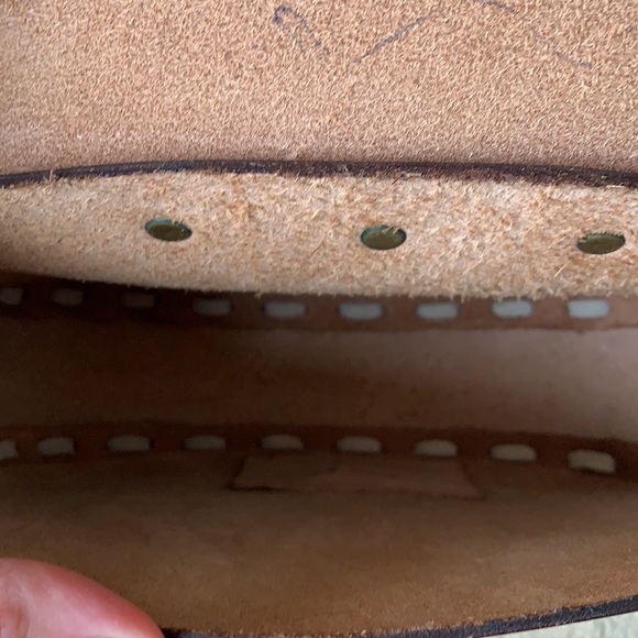 Vintage Miss Tony Lama Hand Tooled Handbag - Picture 8 of 10